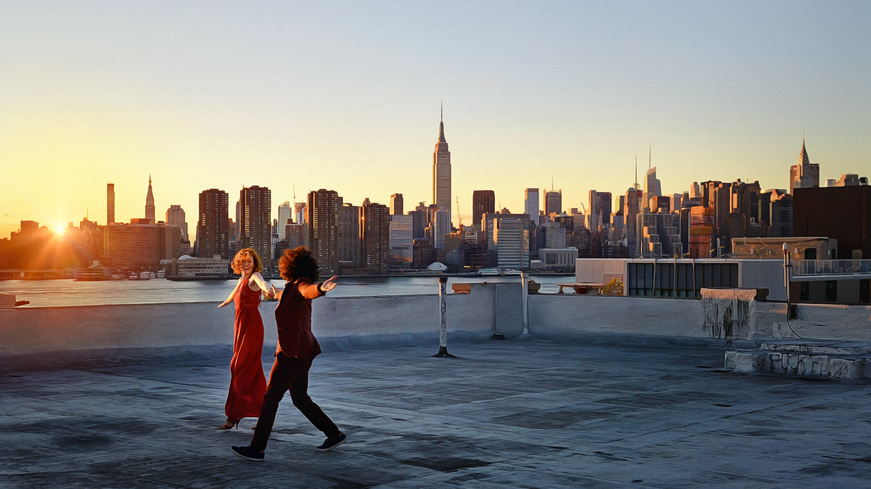 Dancing on the rooftop-